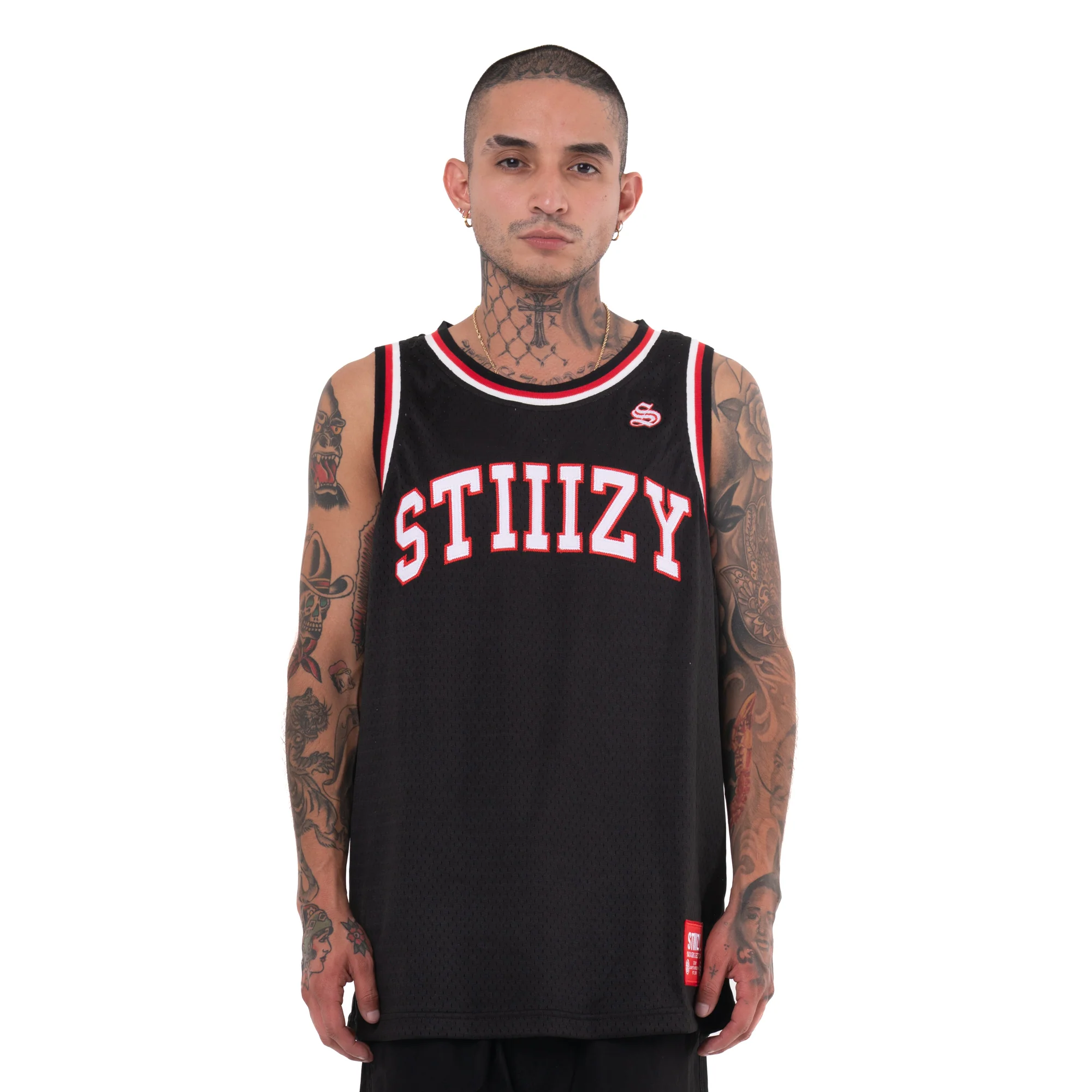 Basketball Jersey, Black - Image 3