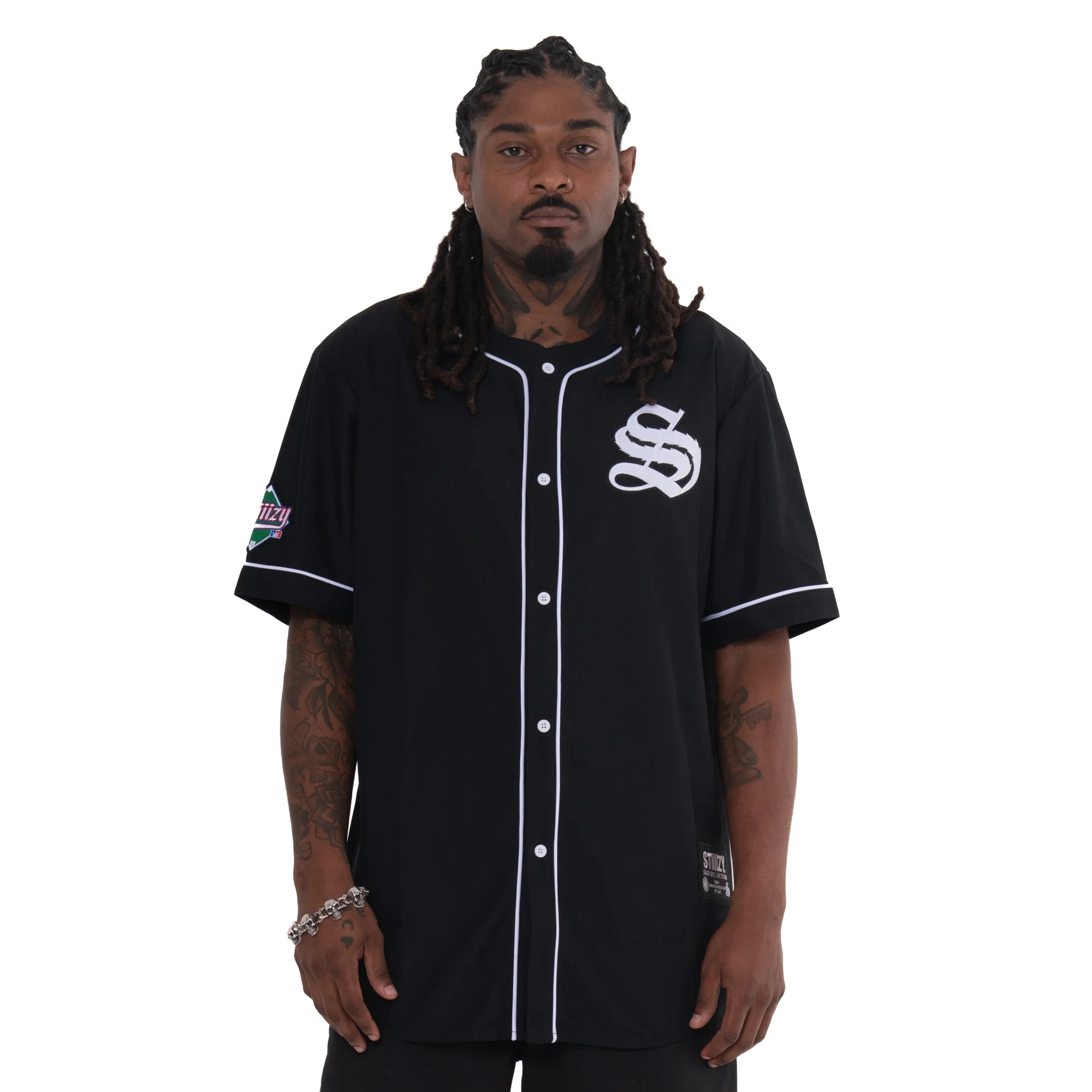 Baseball Jersey, Black - Image 3