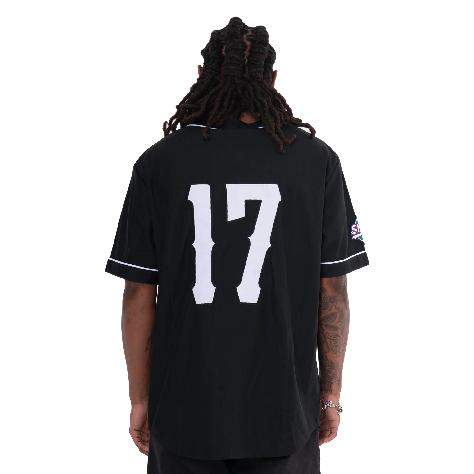 Baseball Jersey, Black - Image 4