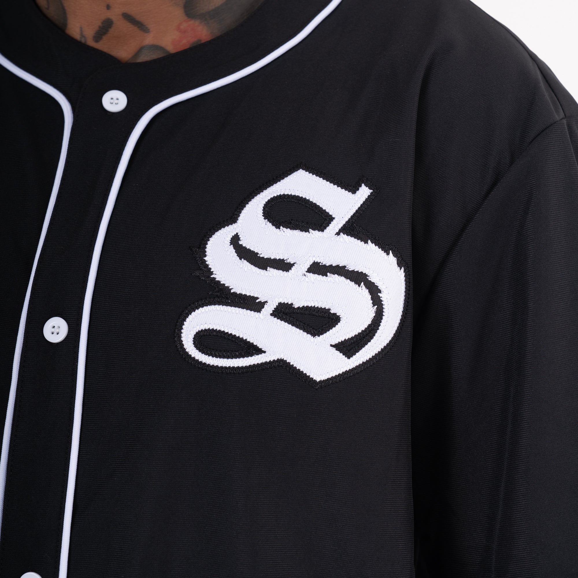 Baseball Jersey, Black - Image 5