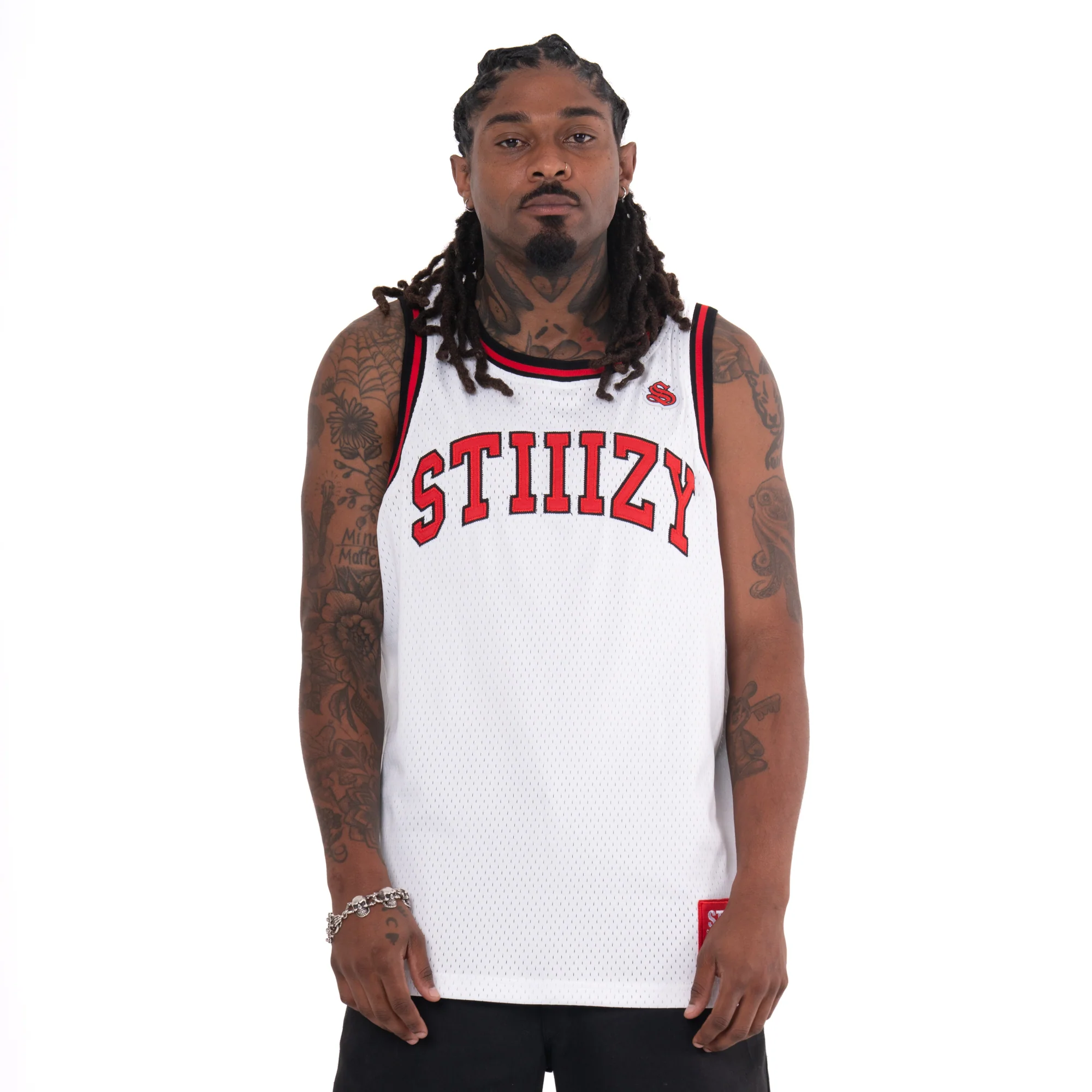 Basketball Jersey, White - Image 3