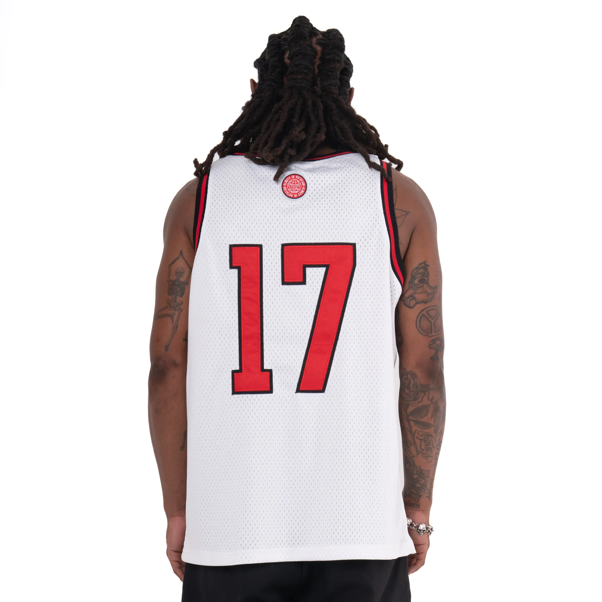 Basketball Jersey, White - Image 4