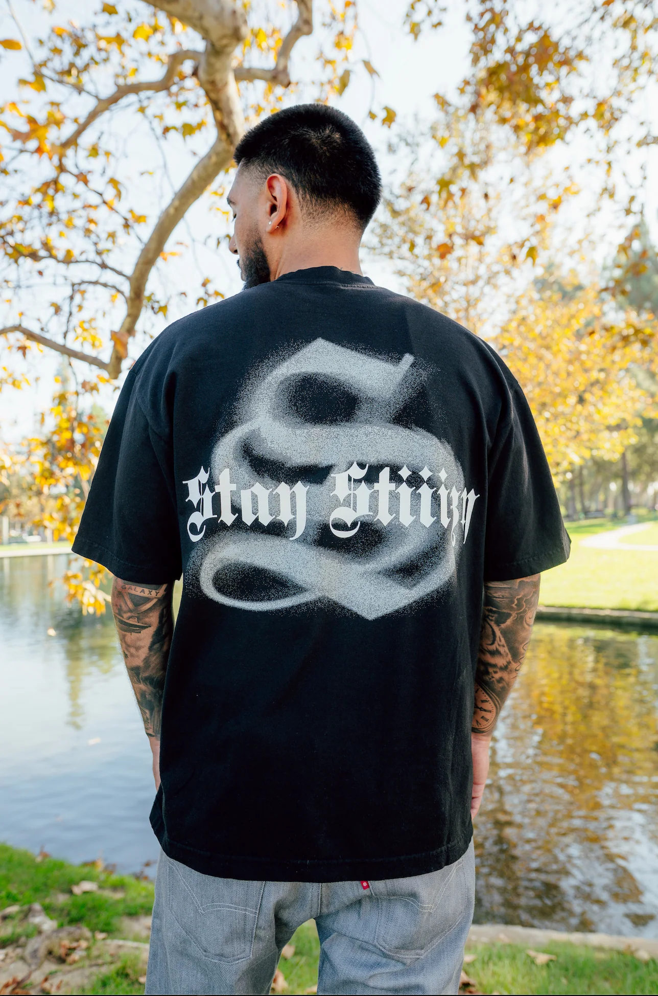 Stay STIIIZY Stencil Tee - Black - Image 6