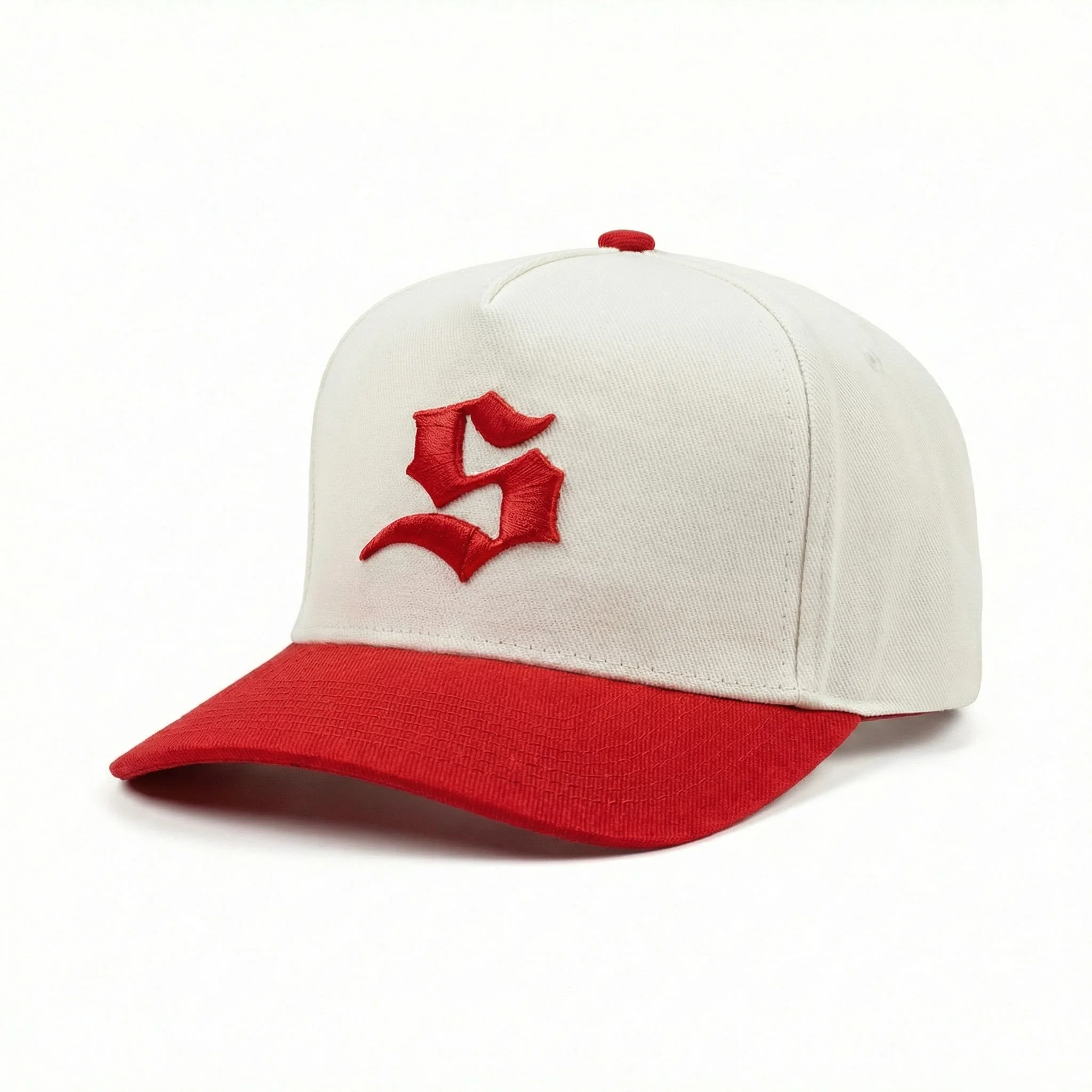 STIIIZY S SNAPBACK HAT - CREAM & RED - Image 3