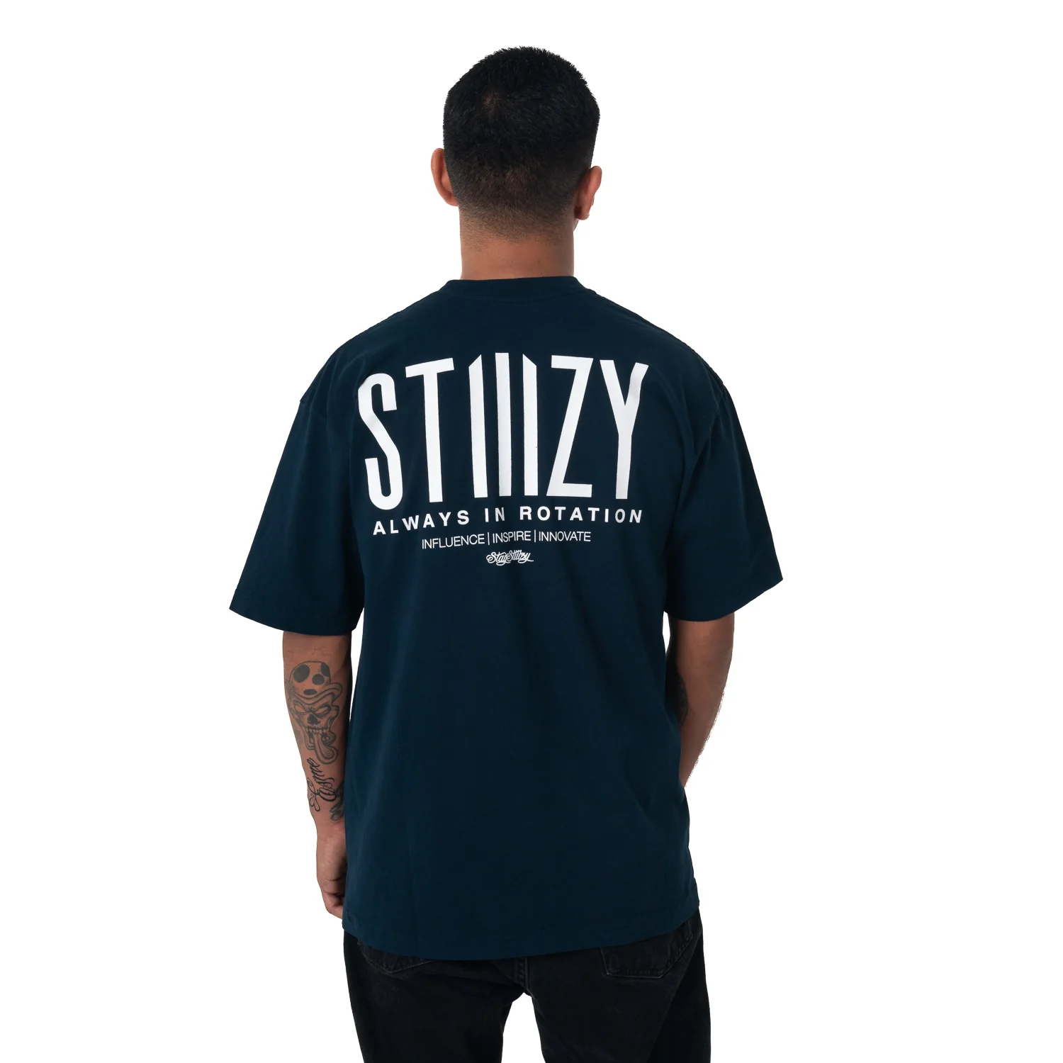 STIIIZY Always in Rotation T-Shirt - Navy - Image 5