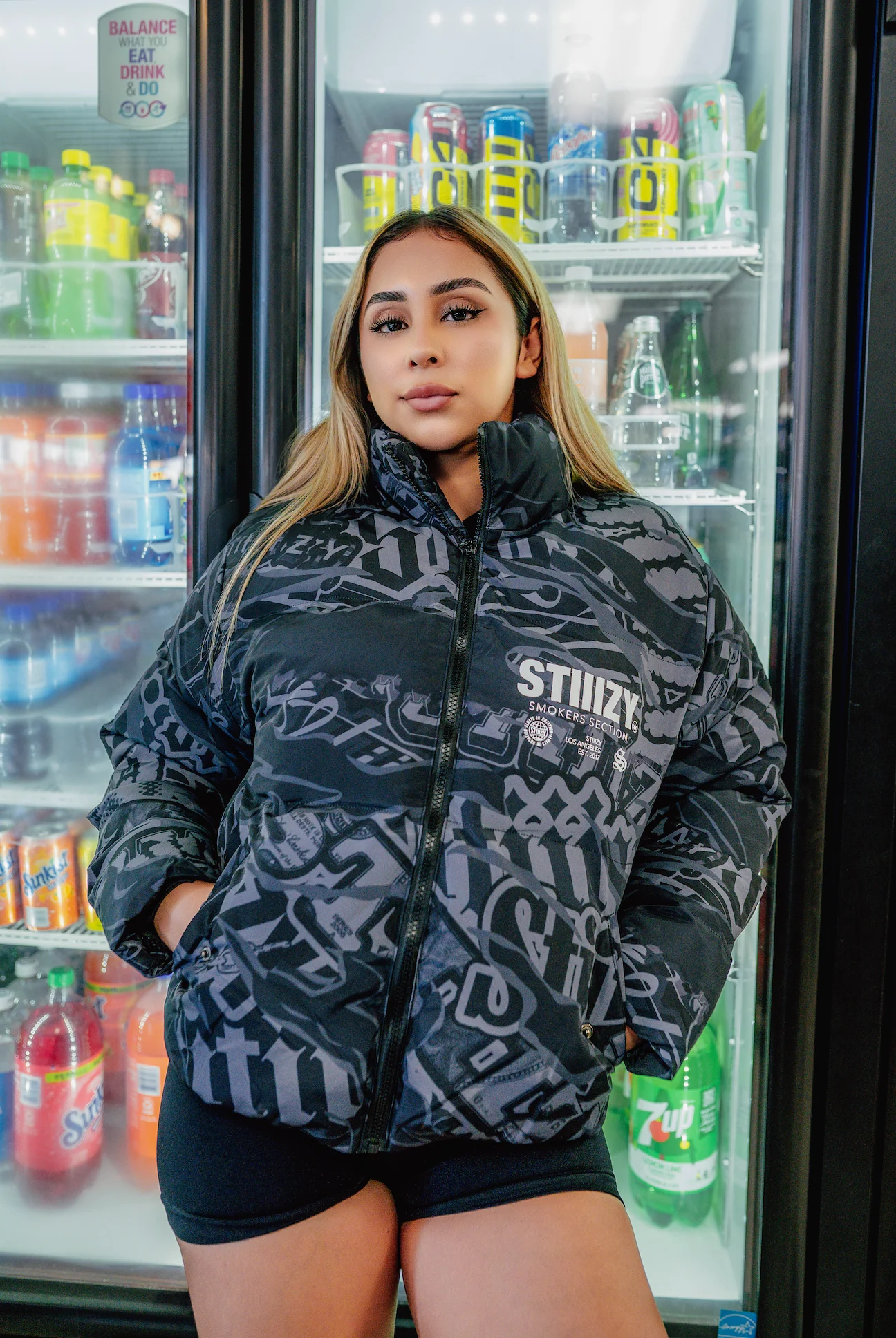 STIIIZY Puffer Jacket - Black - Image 3