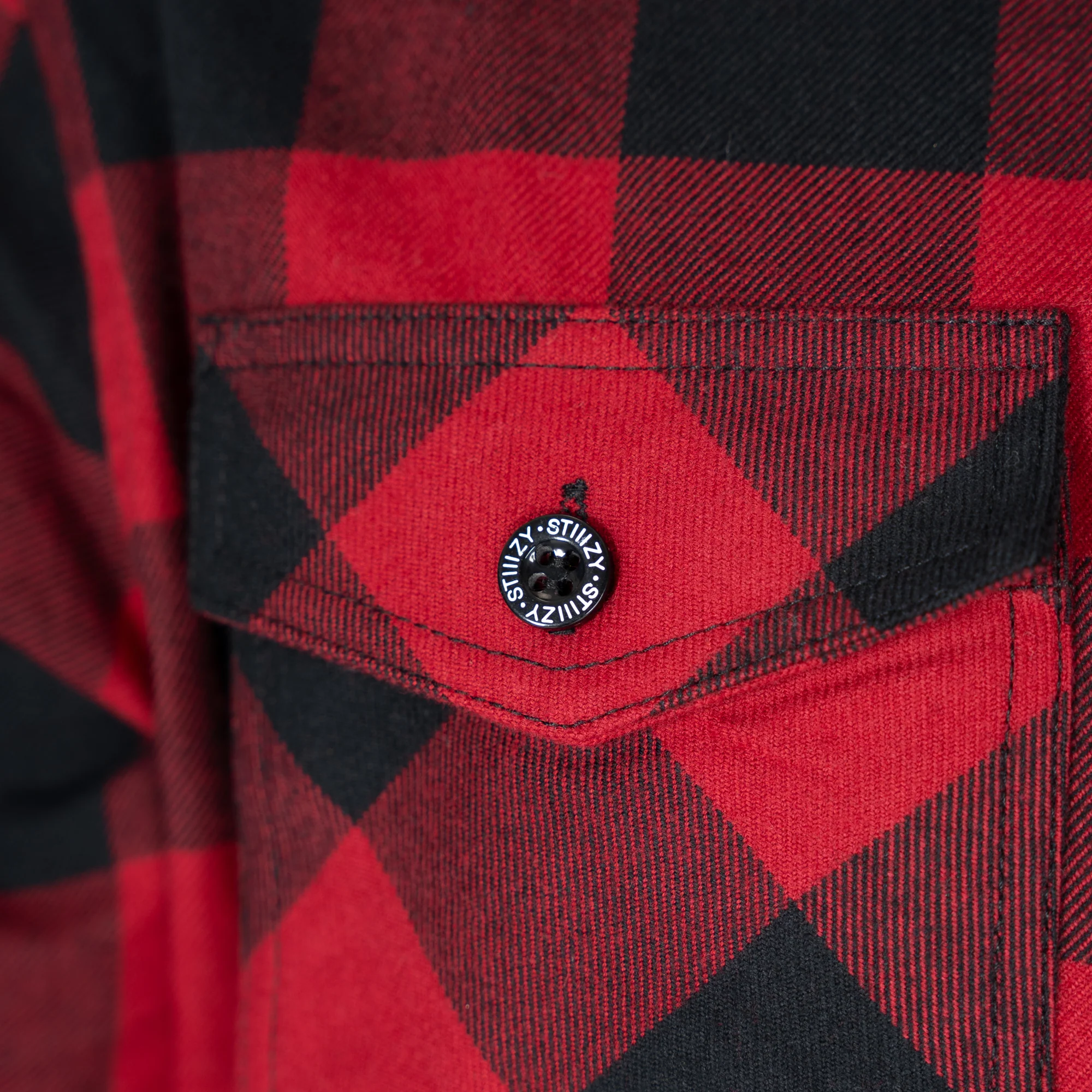 STIIIZY Plaid Flannel - Red - Image 3