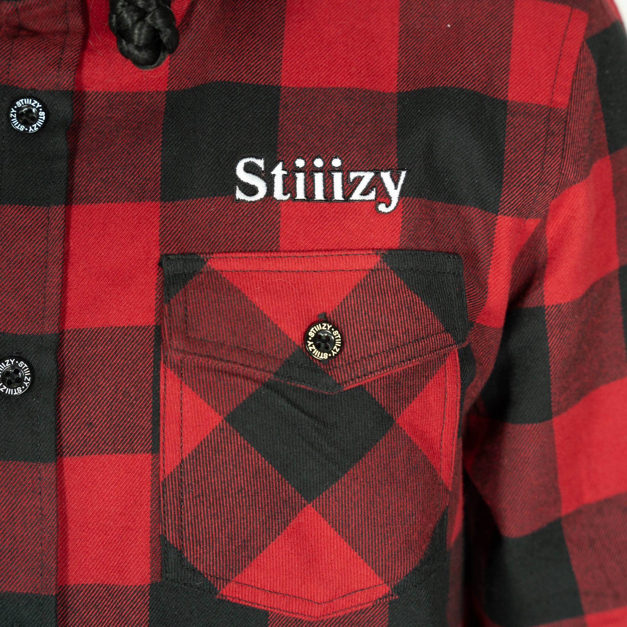 STIIIZY Plaid Flannel - Red - Image 4