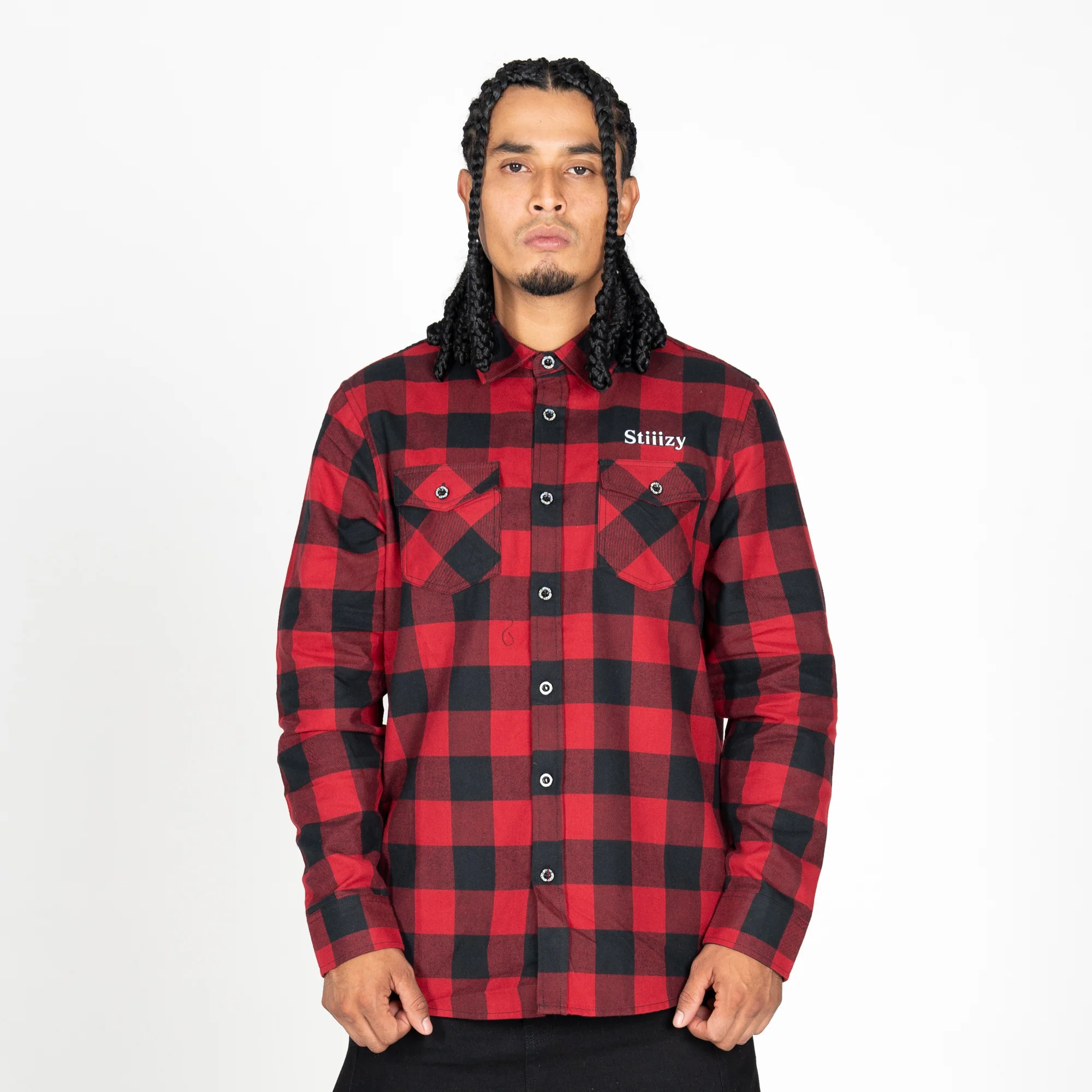STIIIZY Plaid Flannel - Red - Image 5