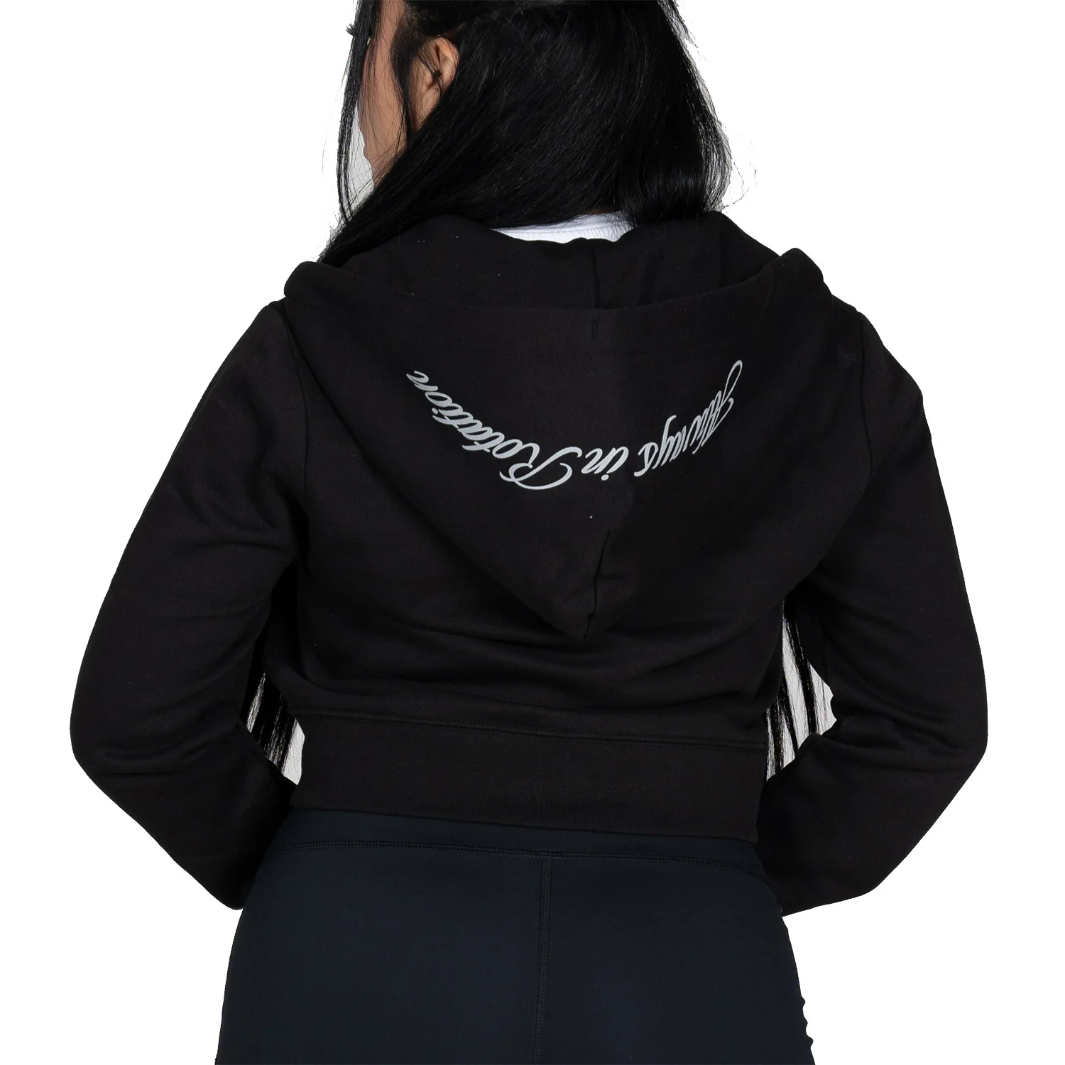 STIIIZY Women's Cropped Hoodie - Black - Image 3